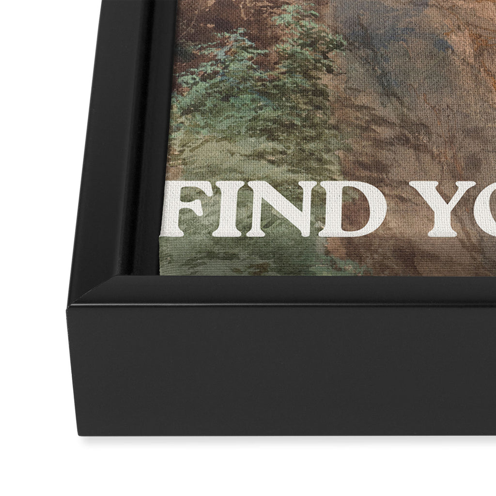 Lose Your Mind Find Your Soul Framed Canvas Print Gallery Image 3