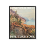 Lose Your Mind Find Your Soul Framed Canvas Print Gallery Image 6