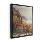 Lose Your Mind Find Your Soul Framed Canvas Print Gallery Image 2