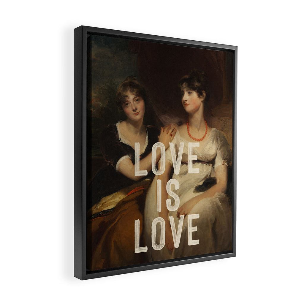 Love is Love Framed Canvas Print Gallery Image 2
