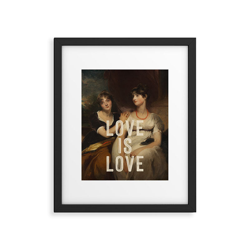 Love is Love Framed Art Print Gallery Image 5