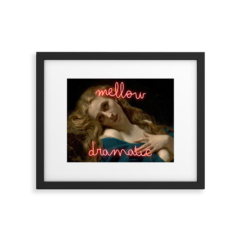Mellow Dramatic - Mental Health Humor Framed Art Print Gallery Image 5