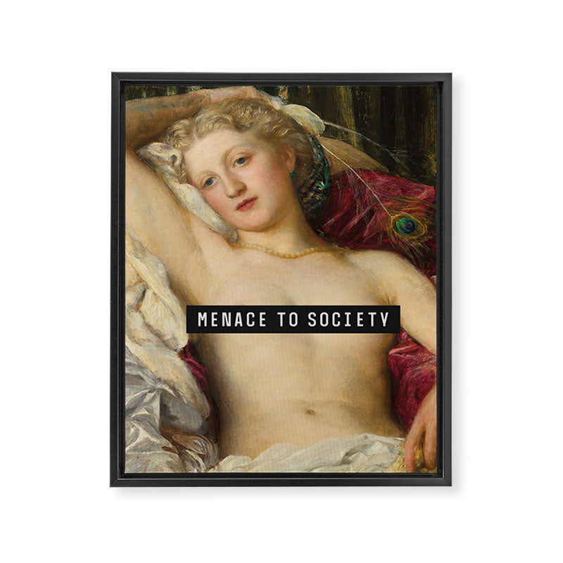 Menace to Society Framed Canvas Print Gallery Image 6