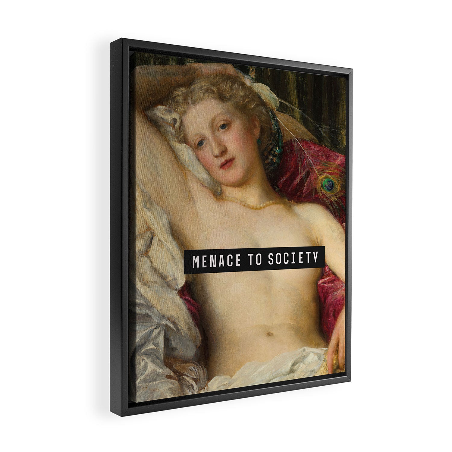 Menace to Society Framed Canvas Print Gallery Image 2