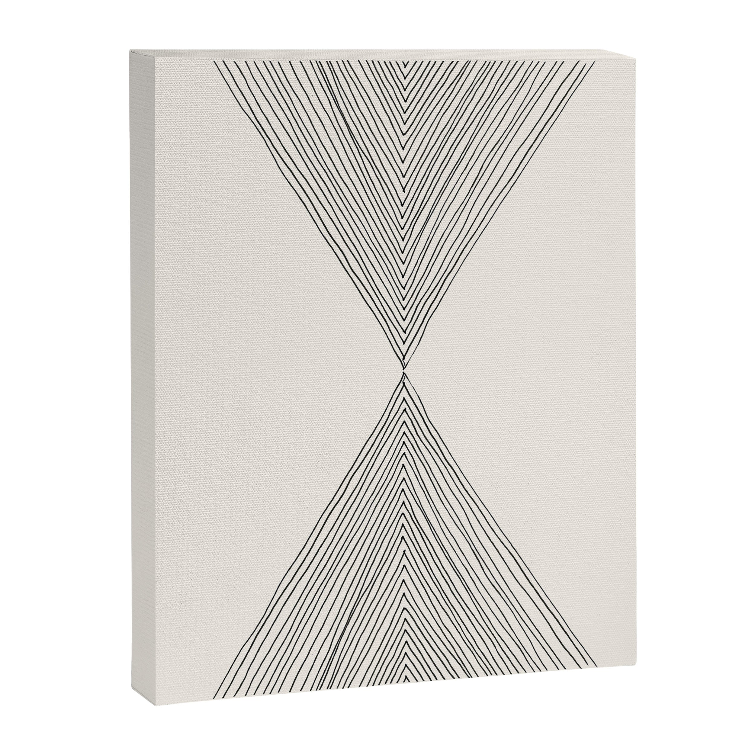Minimalist Boho Triangles Canvas Print Gallery Image 6