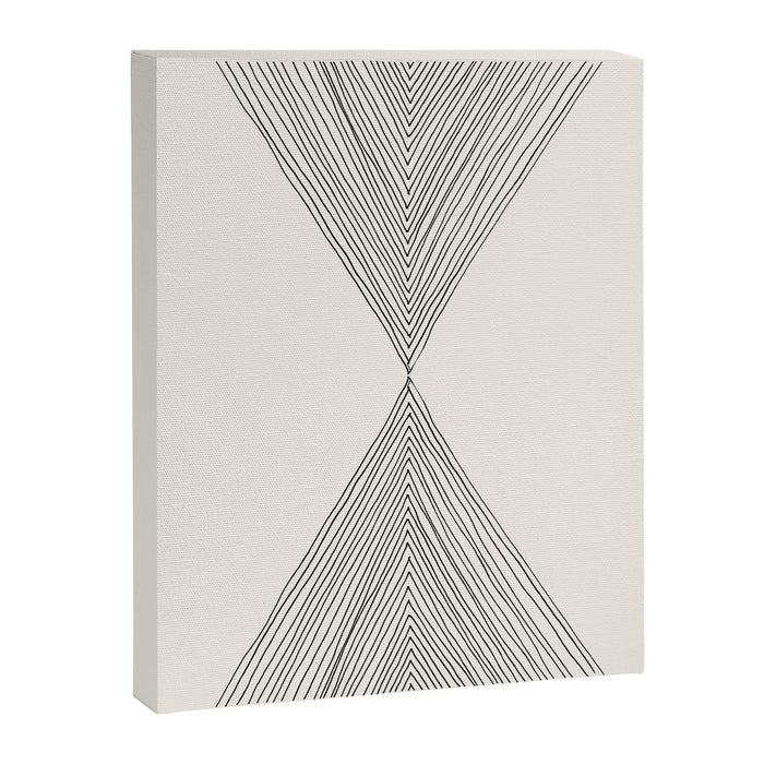 Minimalist Boho Triangles Canvas Print Gallery Image 1