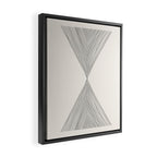 Minimalist Boho Triangles Framed Canvas Print Gallery Image 2