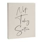 Not Today Satan Canvas Print Gallery Image 6