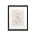 Not Today Satan Framed Art Print Gallery Image 4
