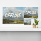 Offline Canvas Print Gallery Image 3