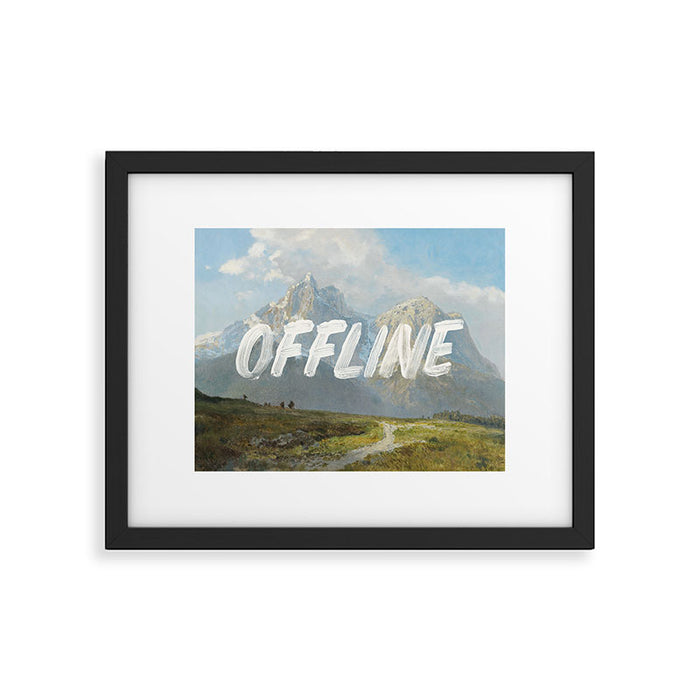 Offline Framed Art Print Gallery Image 1
