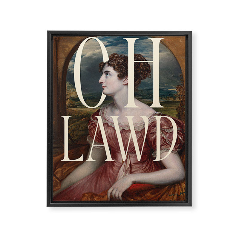 Oh Lawd Framed Canvas Print Gallery Image 6