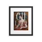 Oh Lawd Framed Art Print Gallery Image 4