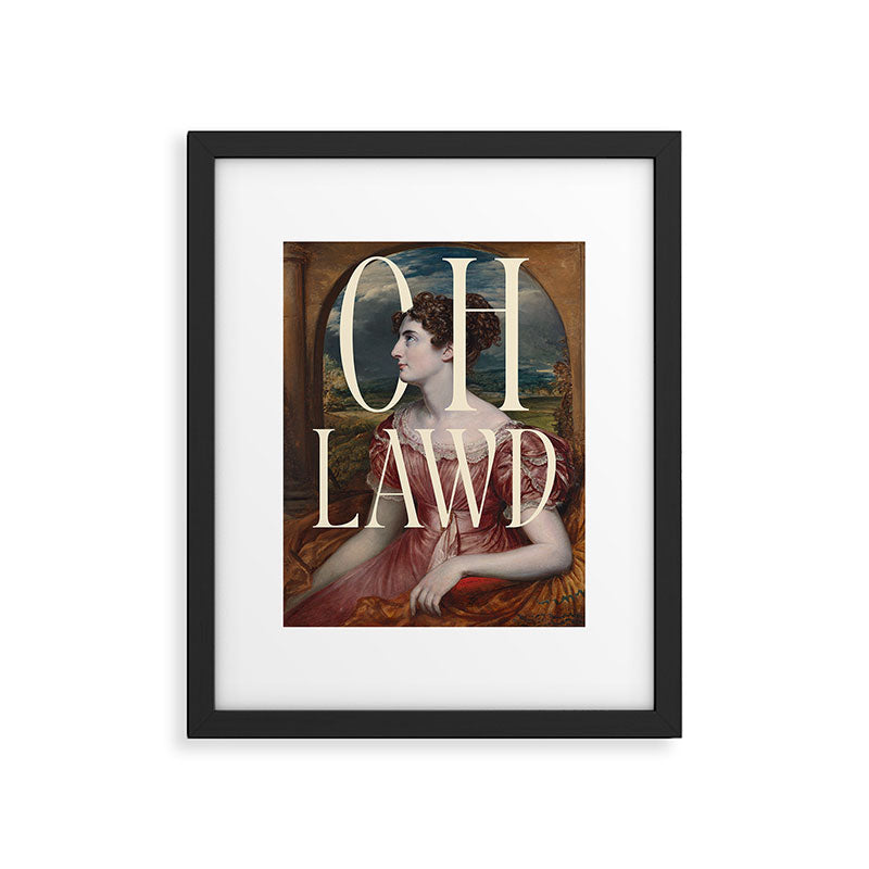 Oh Lawd Framed Art Print Gallery Image 4