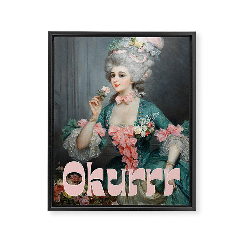Okurrr Framed Canvas Print Gallery Image 6