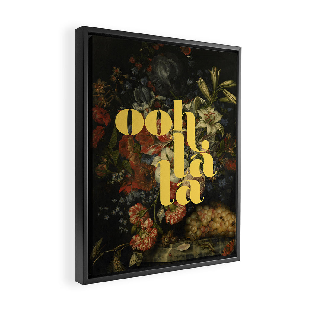 Ooh la la  Framed Canvas Print Gallery Image 2