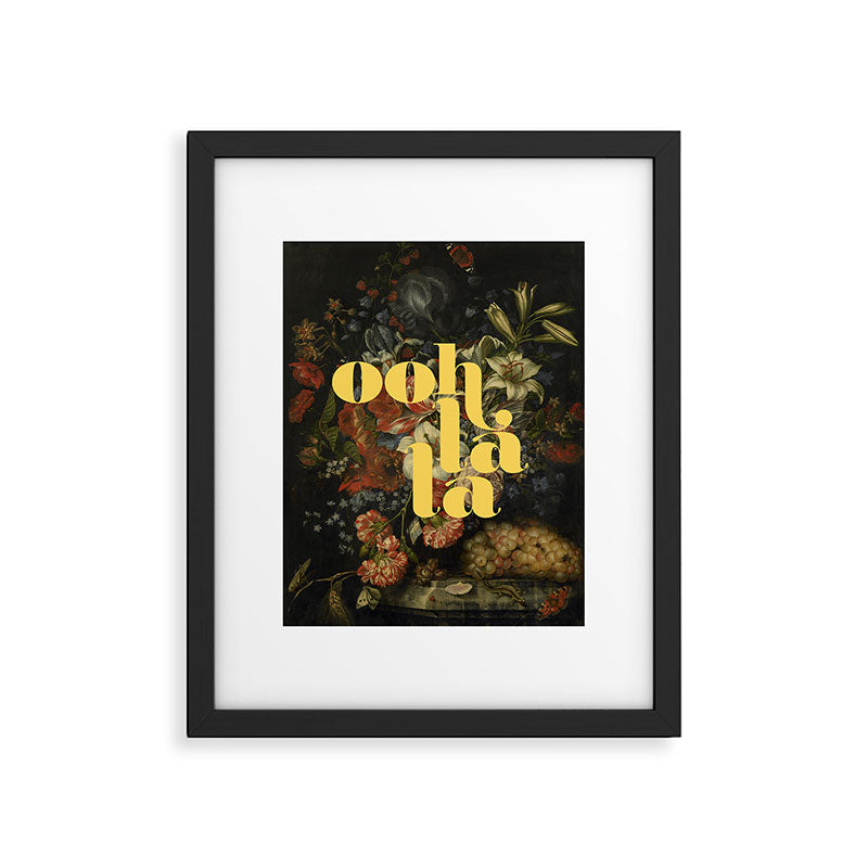 Ooh La La Framed Art Print