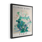 Paris Flower Market Framed Canvas Print Gallery Image 2