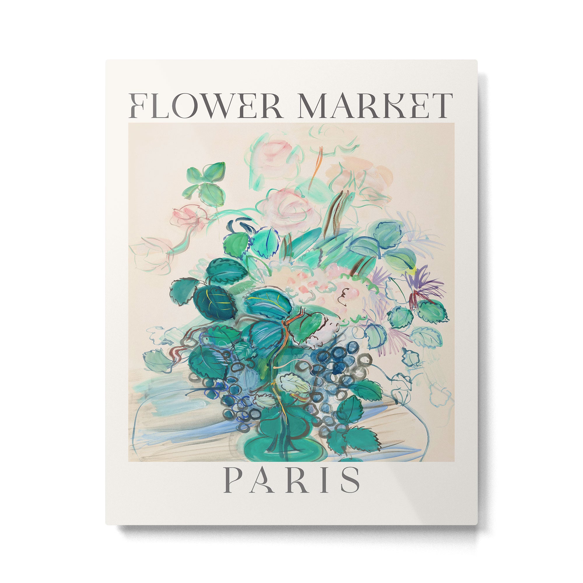 Paris Flower Market Metal Print Gallery Image 4