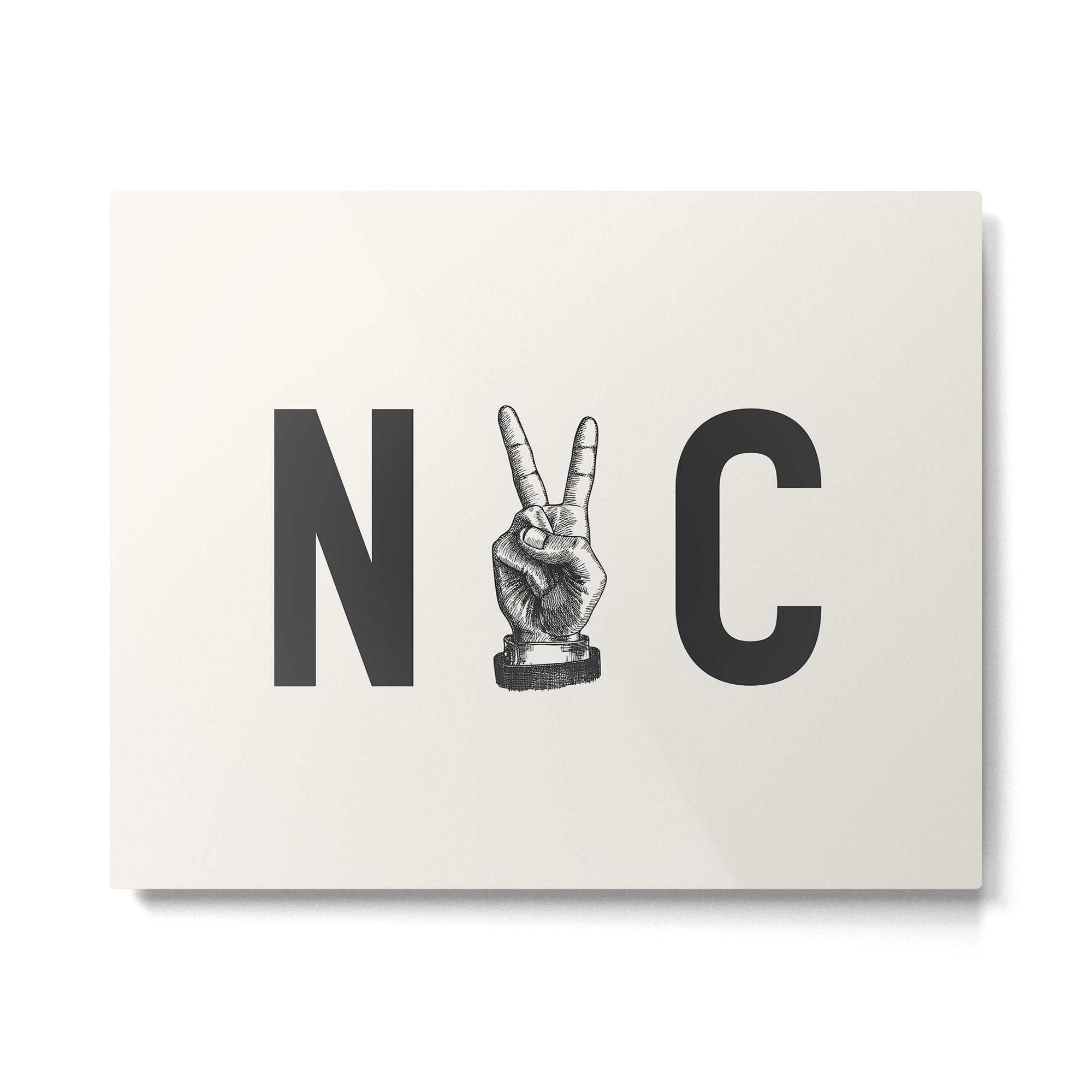 Peace in NYC Metal Print Gallery Image 4
