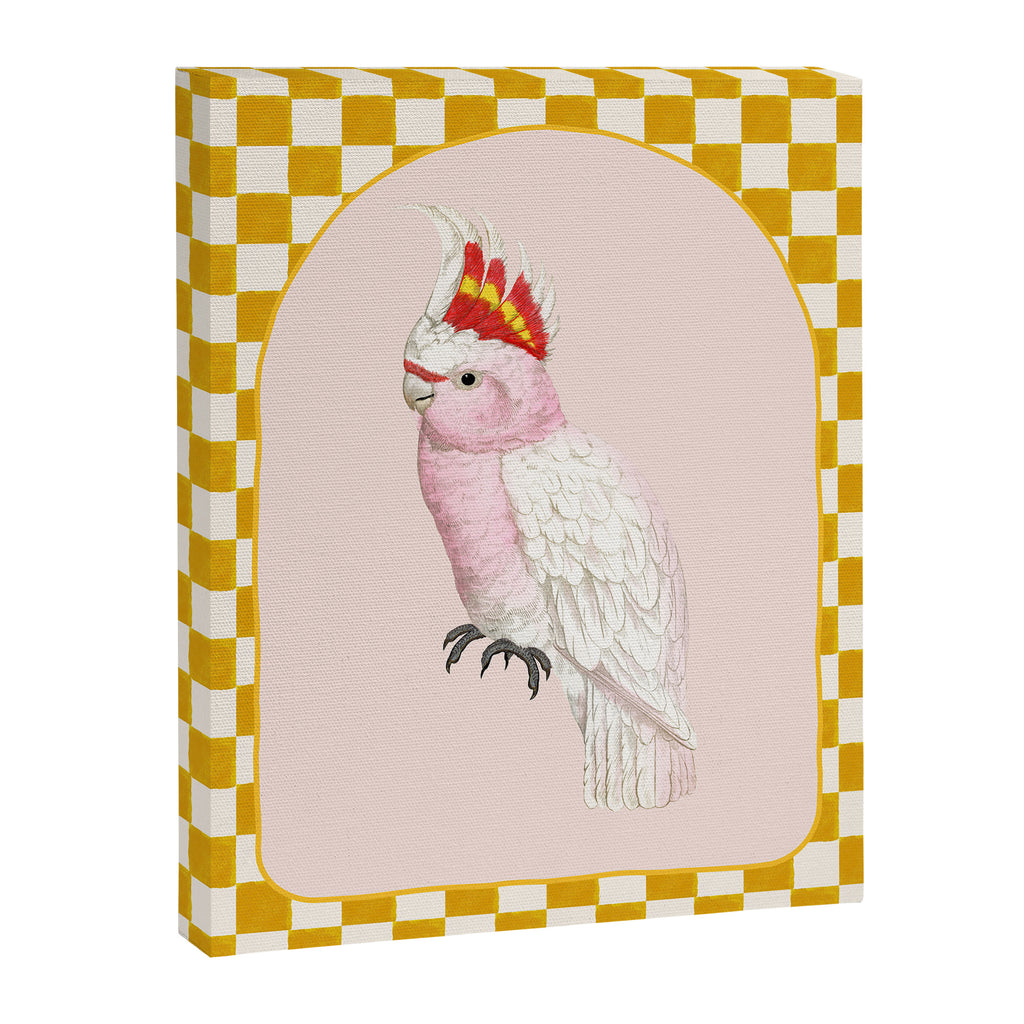 Pink Cockatoo Canvas Print Gallery Image 6