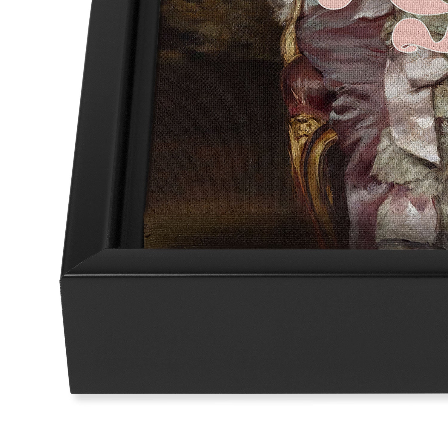 Please Leave By 9 PM Framed Canvas Print Gallery Image 3