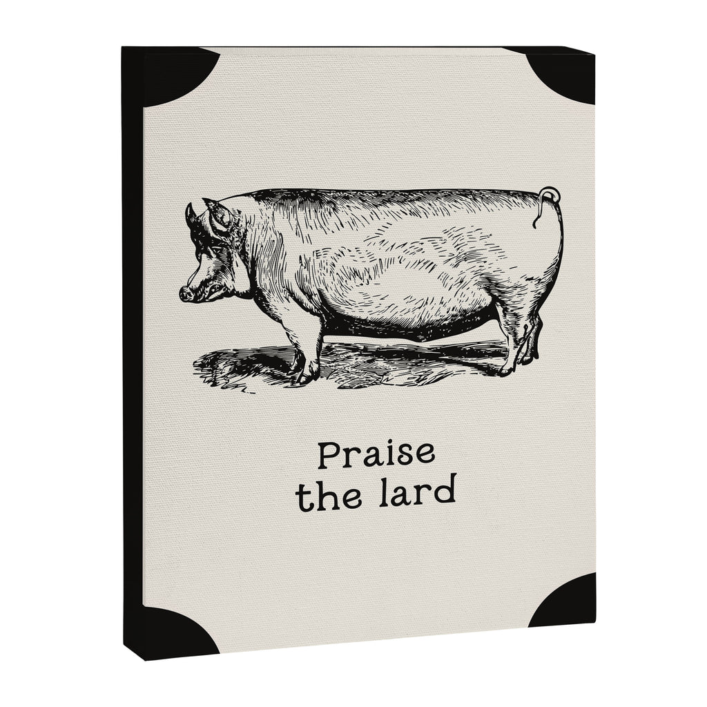 Praise the Lard Canvas Print Gallery Image 6