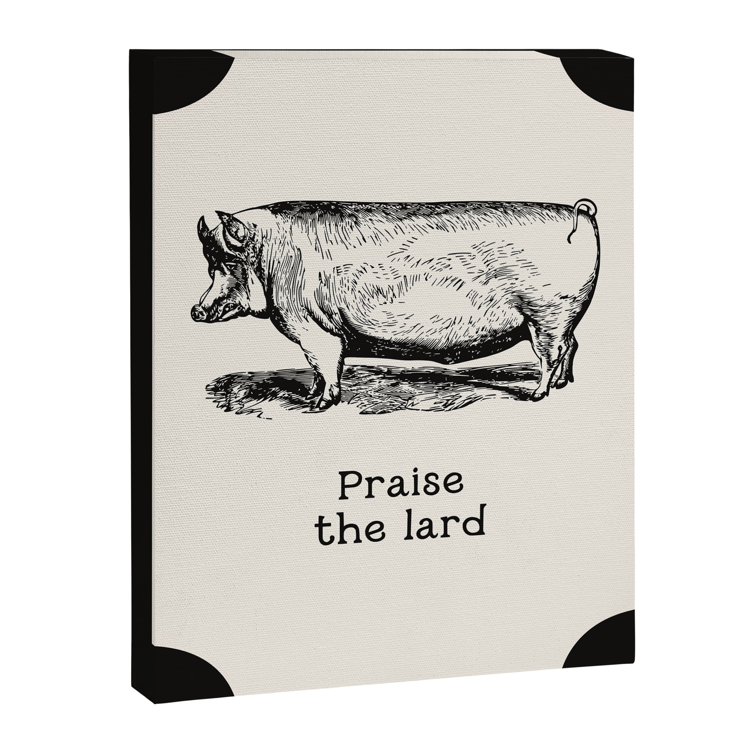 Praise the Lard Canvas Print Gallery Image 6
