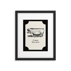 Praise the Lard Framed Art Print Gallery Image 5