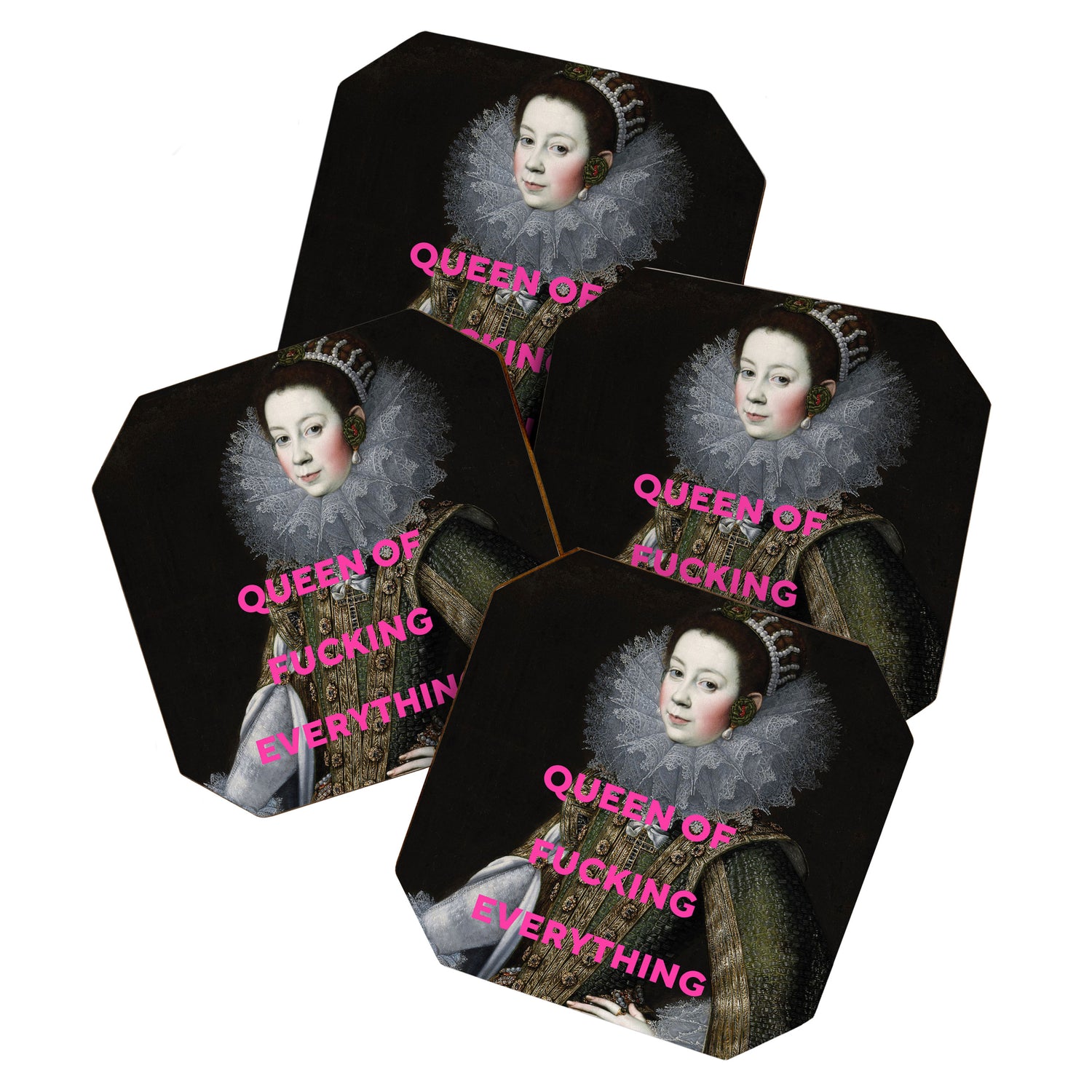 Queen of Fucking Everything - Feminist Coaster Gallery Image 1