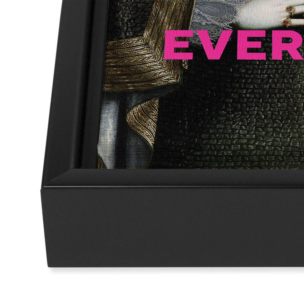 Queen of Fucking Everything - Feminist Framed Canvas Print Gallery Image 3