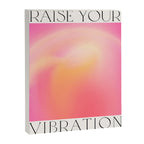 Raise Your Vibration - Pastels Aura Pink Gradient Canvas Print Gallery Image 6