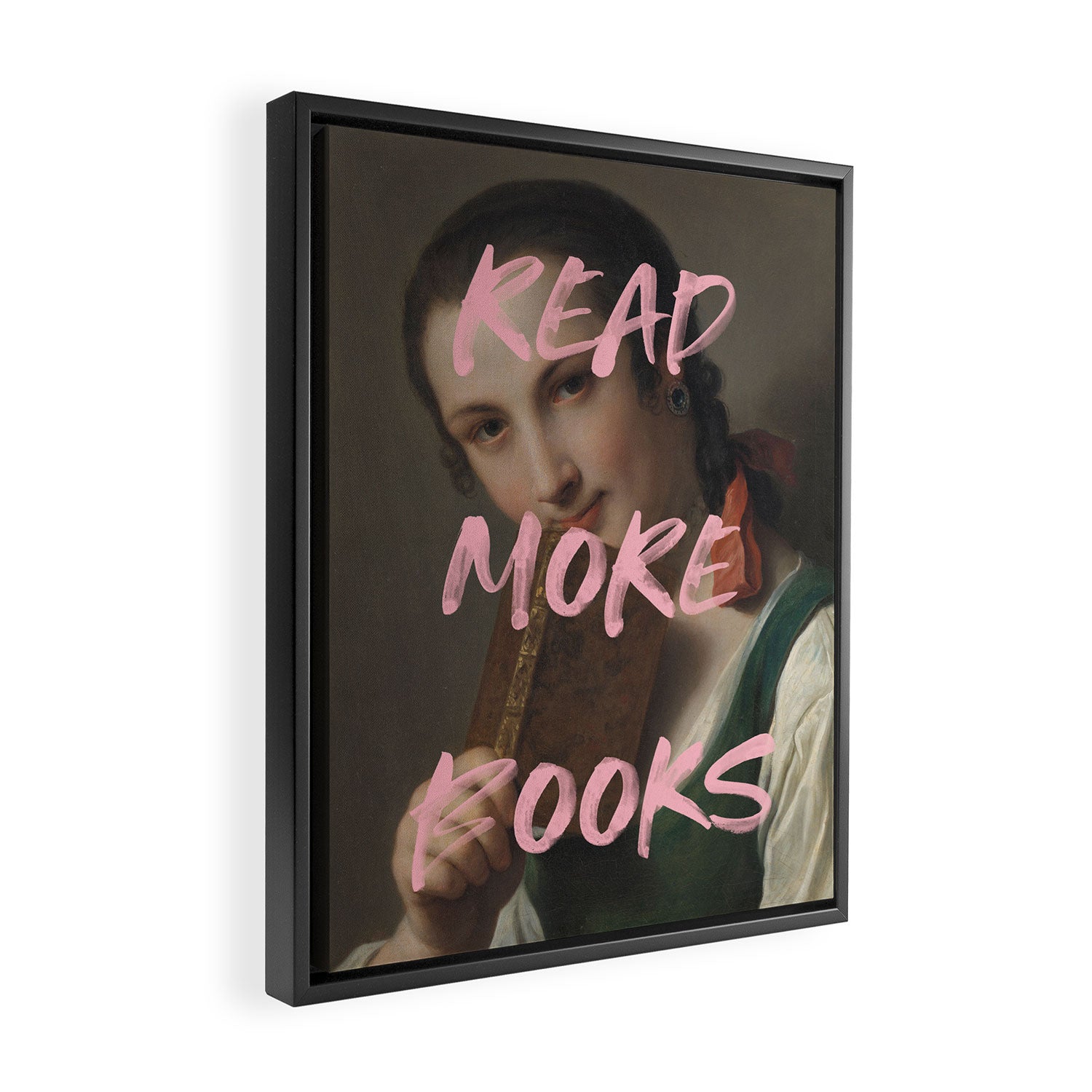 Read More Books Framed Canvas Print Gallery Image 2