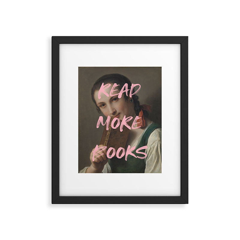 Read More Books Framed Art Print Gallery Image 5