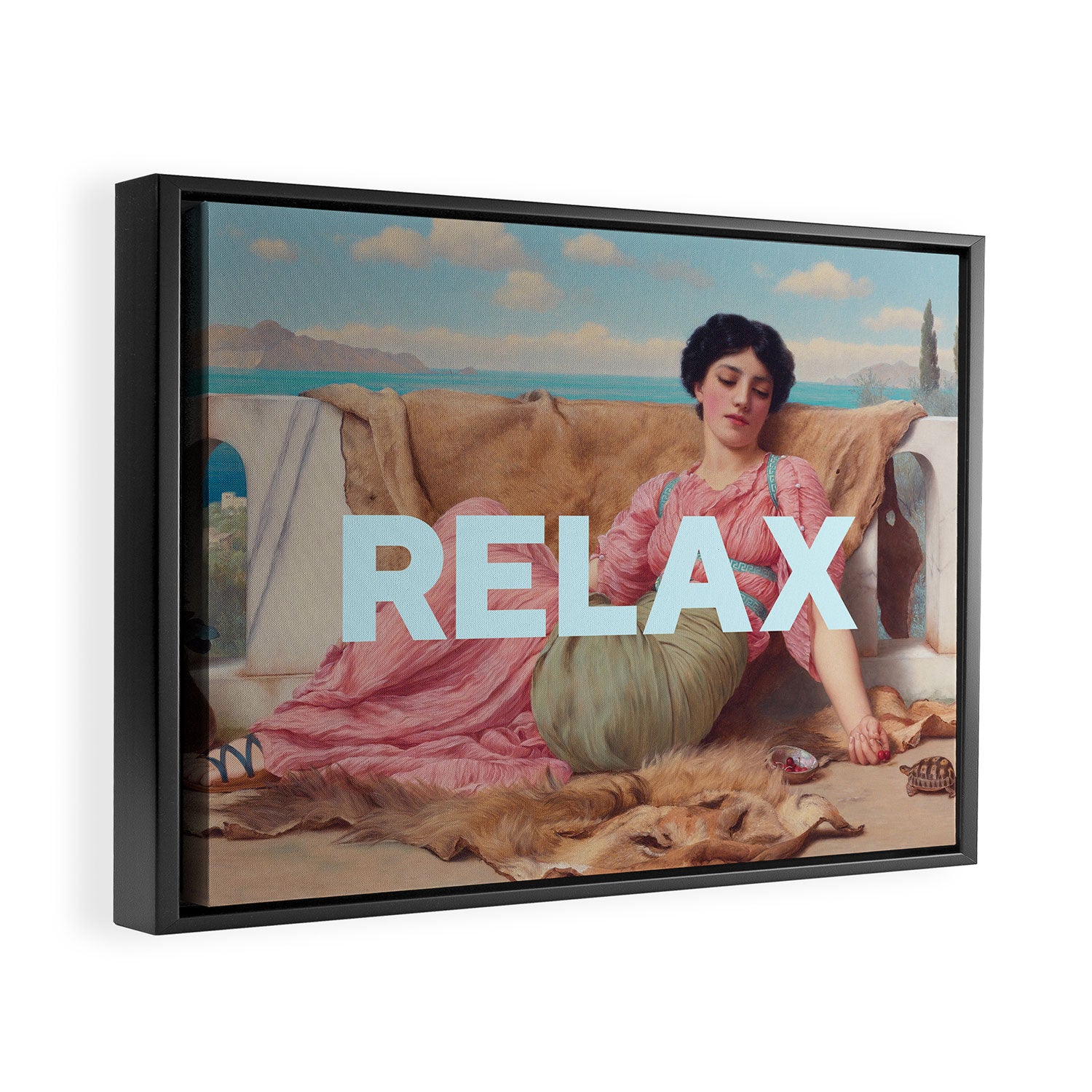 Relax Framed Canvas Print Gallery Image 2