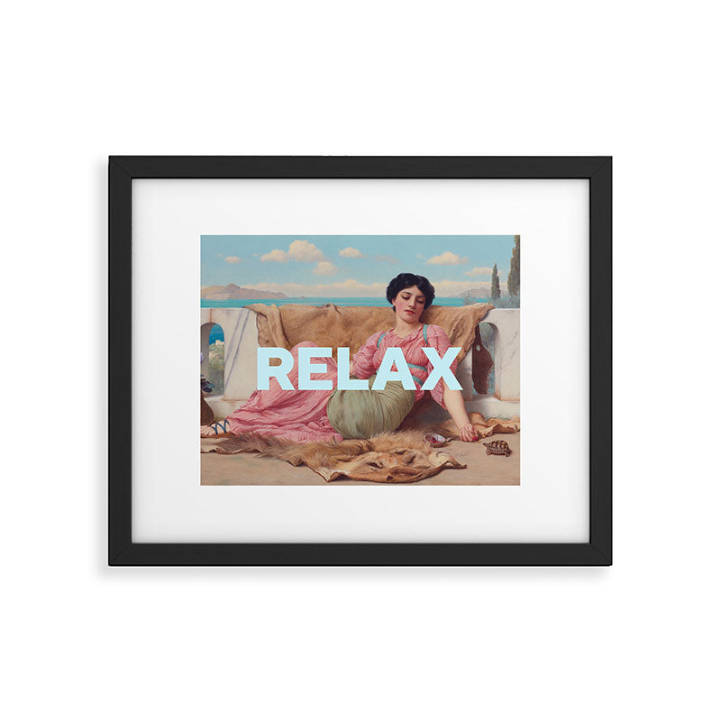 Relax Framed Art Print Gallery Image 5