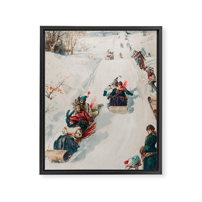 Sleigh All Day Framed Canvas Print Gallery Image 1