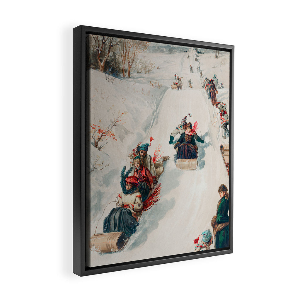 Sleigh All Day Framed Canvas Print Gallery Image 2