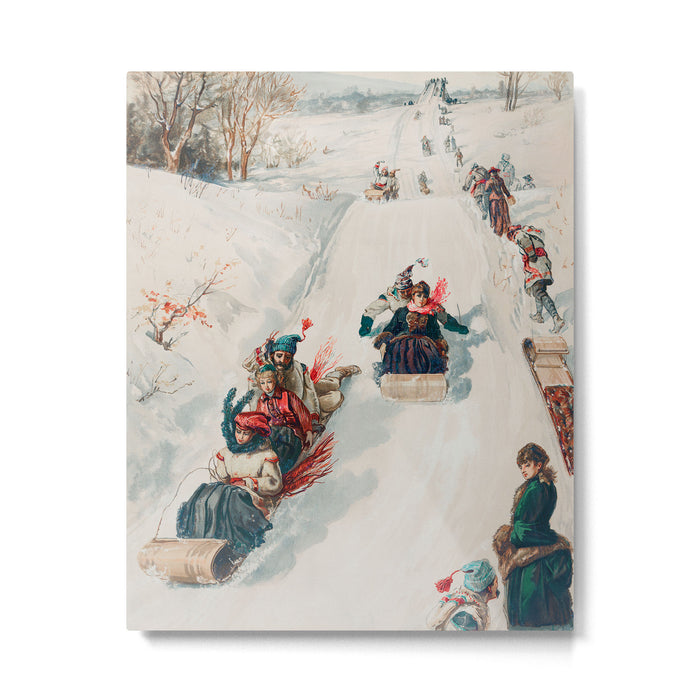 Sleigh All Day Metal Print Gallery Image 1