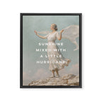 Sunshine Mixed With a Little Hurricane, Feminist Framed Canvas Print Gallery Image 6