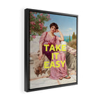 Take it Easy Framed Canvas Print Gallery Image 2