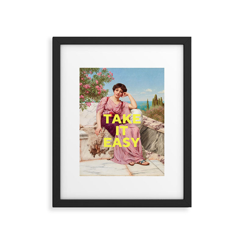 Take it Easy Framed Art Print Gallery Image 5