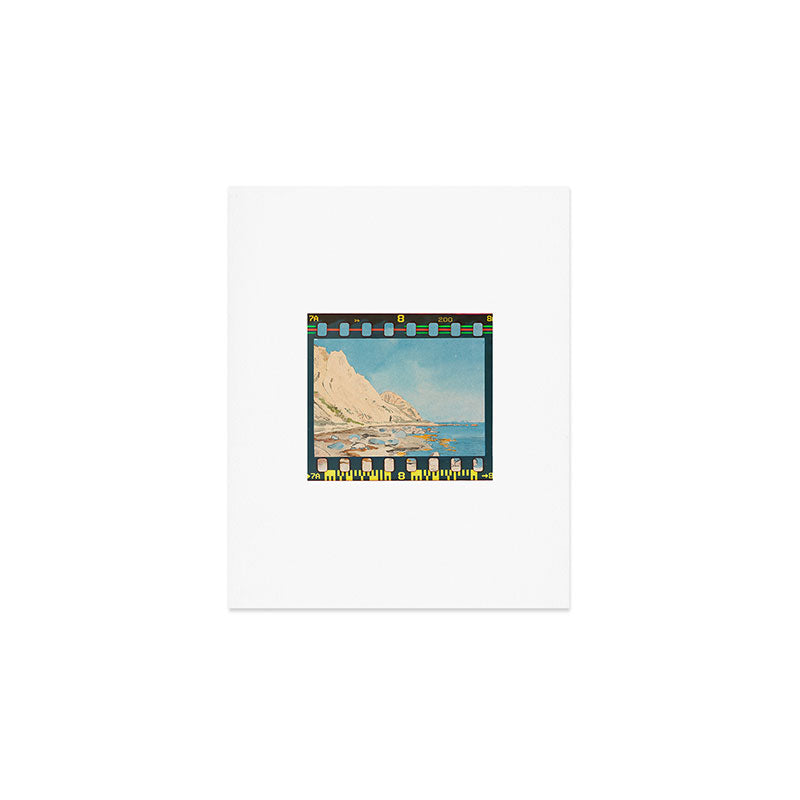 Technicolor Coastal Beach Art Print Gallery Image 1