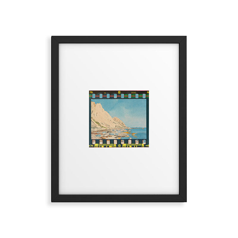Technicolor Coastal Beach Framed Art Print Gallery Image 5