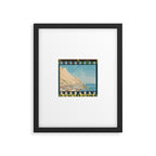 Technicolor Coastal Beach Framed Art Print Gallery Image 5