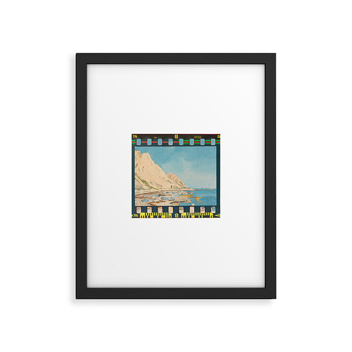 Technicolor Coastal Beach Framed Art Print Gallery Image 1