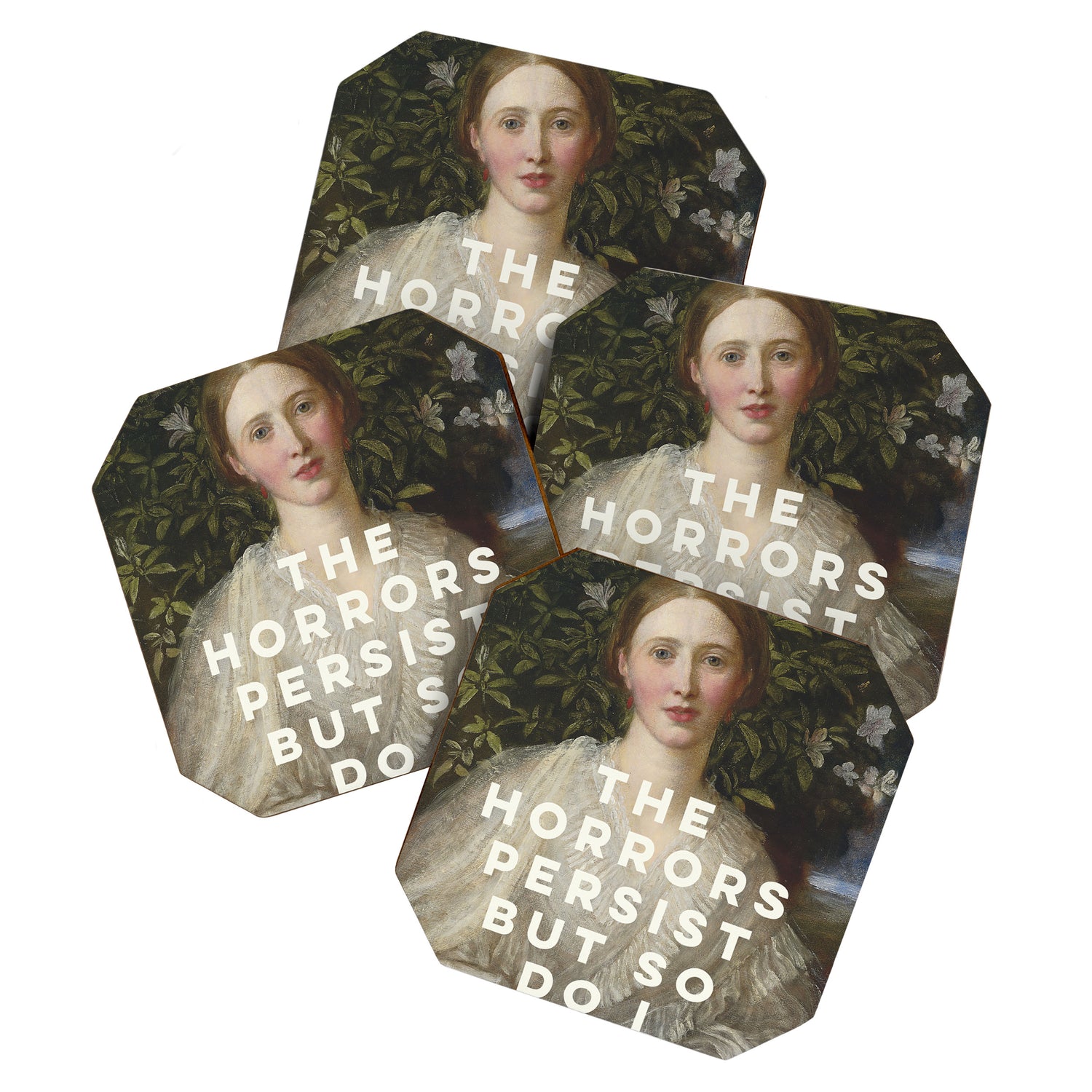 The Horrors Persist But So Do I Coaster Gallery Image 1