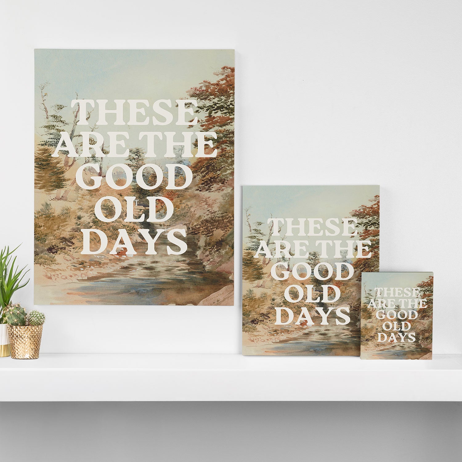 These Are The Good Old Days Canvas Print Gallery Image 3