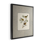 Three Wrens on a Branch Framed Canvas Print Gallery Image 2
