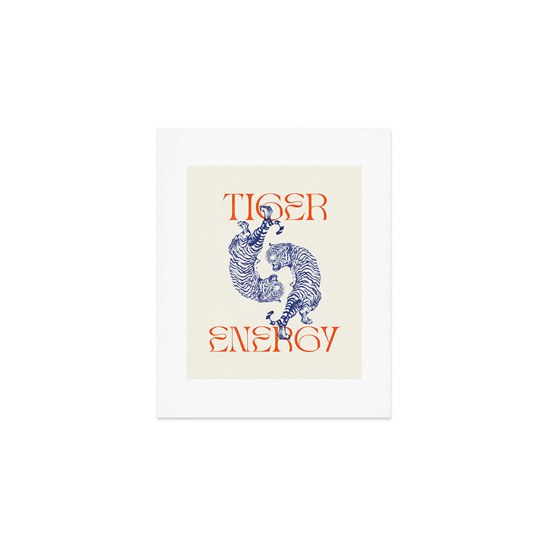 Tiger Energy Art Print Gallery Image 1